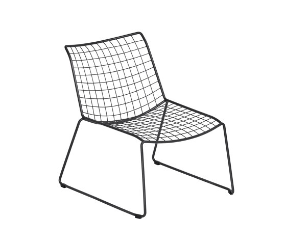 Racket Lounger with seat-back-cushion | Fauteuils | Weishäupl