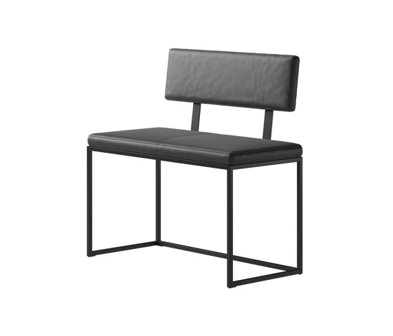 London Bench B008 small with cushion and backrest | Panche | BoConcept