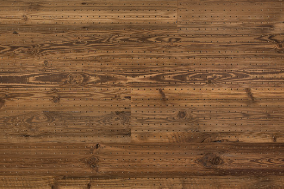 Naturholz Akustikplatten | Dot Altholz sonnenverbrannt gebürstet | Holz Platten | Admonter Holzindustrie AG