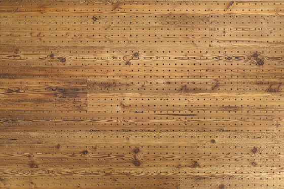 Naturholz Akustikplatten | Dot Altholz Wurmstich gebürstet | Holz Platten | Admonter Holzindustrie AG