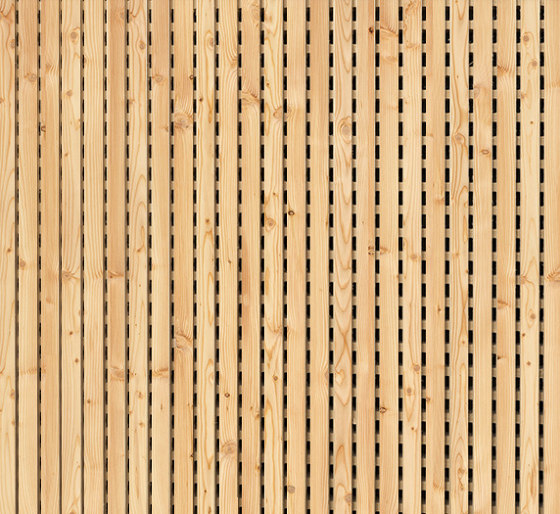 Wooden panels Acoustic | Linear Larch | Planchas de madera | Admonter Holzindustrie AG