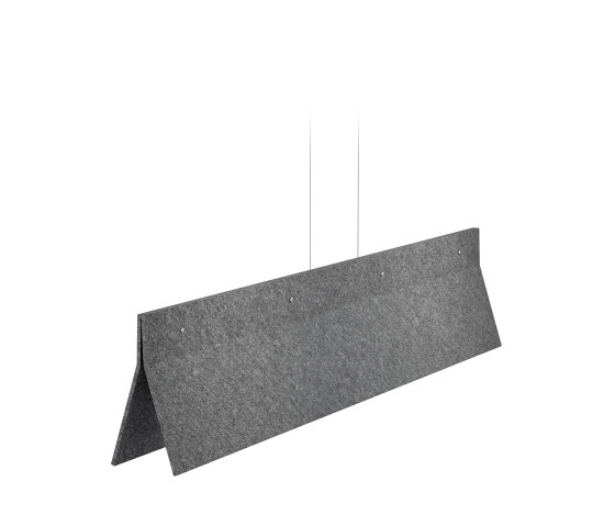 Acoustic Line 140 Dark Grey | Lámparas de suspensión | Valaisin Grönlund