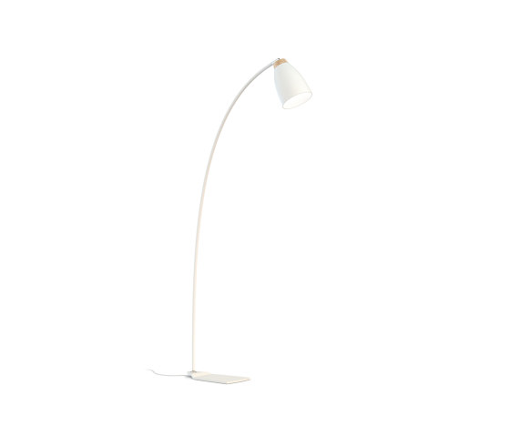 Houston Floor Lamp White | Lámparas de pie | Valaisin Grönlund