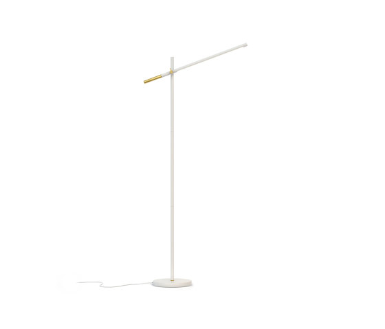 Piano Led White Floor Lamp | Free-standing lights | Valaisin Grönlund