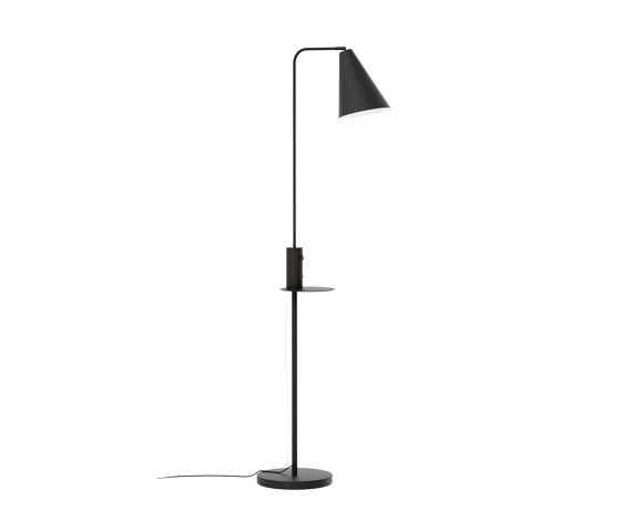 Vigo USB Black Floor Lamp | Estaciones smartphone / tablet | Valaisin Grönlund