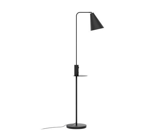 Vigo USB Black Floor Lamp | Smart phone / Tablet docking stations | Valaisin Grönlund
