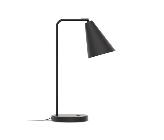 Vigo USB Lampe de table, noir | Stations d'accueil smartphone / tablette | Valaisin Grönlund