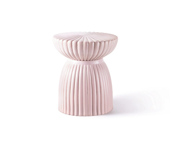 DU ROY | Ceramic Stool | Pink | Stools | Maison Dada