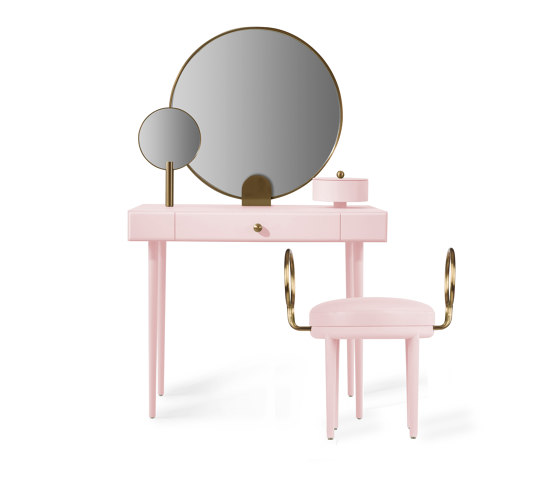 ROSE SELAVY | Vanity Desk and Stool | Pink | Dressing tables | Maison Dada