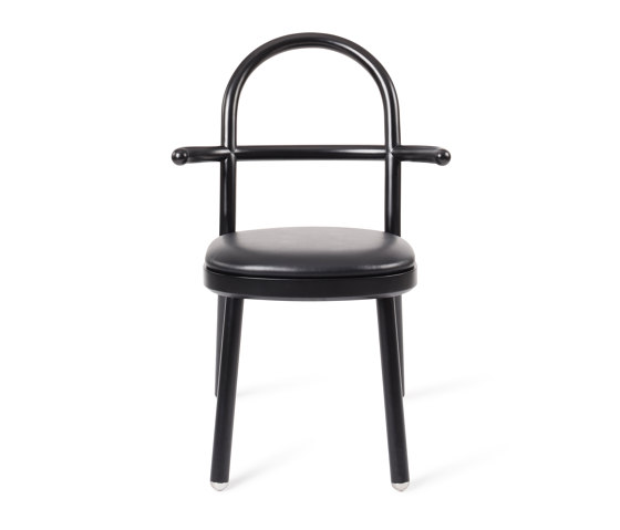 SI SOPHIE S'ASSOIT | Chair with Armrests | Black | Stühle | Maison Dada