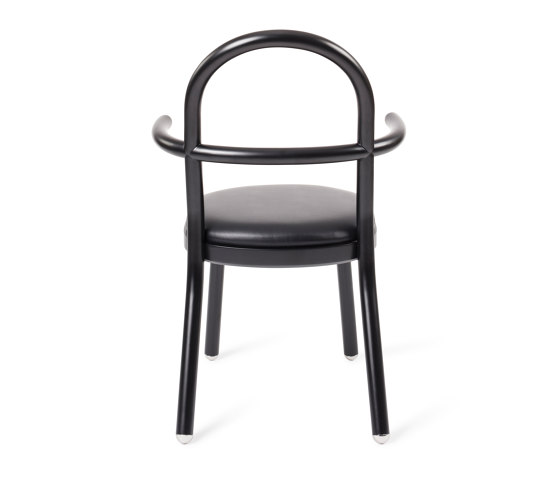 SI SOPHIE S'ASSOIT | Chair with Armrests | Black | Sedie | Maison Dada
