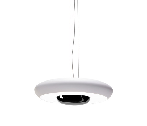Corona pendant light in white matt ceramic | Suspended lights | Established&Sons