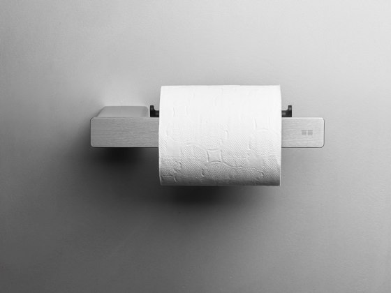 Reframe Collection | Toilet paper holder - brushed steel | Portarotolo | Unidrain