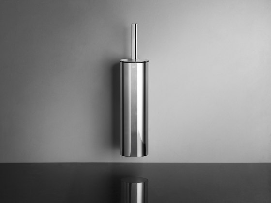 Reframe Collection | Toilet brush, wall - polished steel | Portascopino | Unidrain