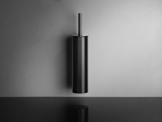 Reframe Collection | Toilet brush, wall - black | Brosses WC et supports | Unidrain