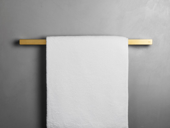 Reframe Collection | Towel bar - brass | Towel rails | Unidrain