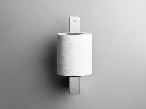 Reframe Collection | Toilet paper holder spare - brushed steel | Paper roll holders | Unidrain