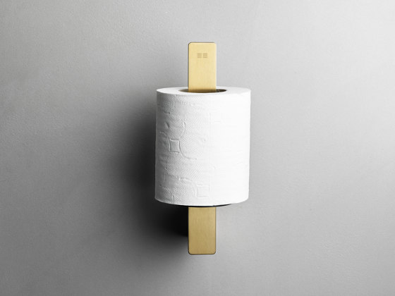 Reframe Collection | Toilet paper holder spare - brass | Portarotolo | Unidrain