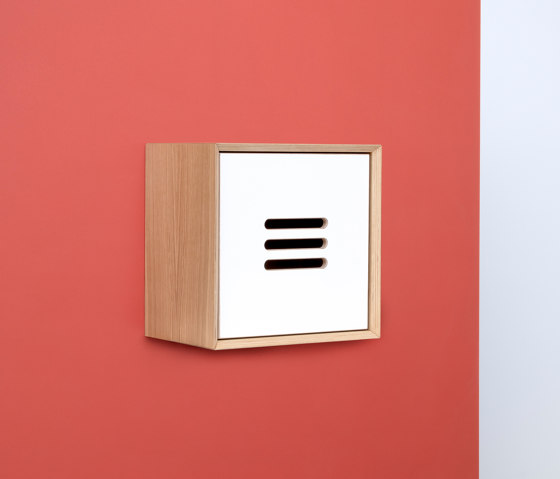 NOBLE single cube with the linoleum door | Scaffali | Radis Furniture