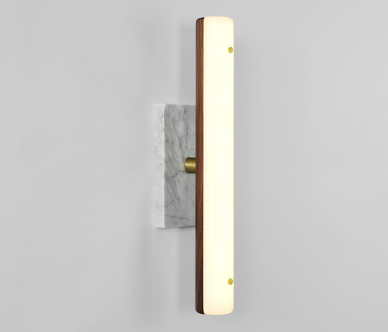 Counterweight Rectangle Sconce (Walnut) | Appliques murales | Roll & Hill