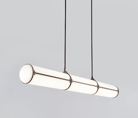 Endless Straight - 3 Units (Bronze) | Suspended lights | Roll & Hill