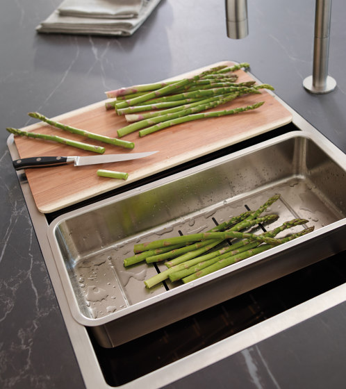 FINE Worktop with built-in sink unit | Organizzazione cucina | Santos