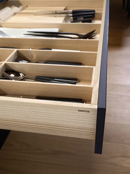 FINE Wood top drawer | Organizzazione cucina | Santos