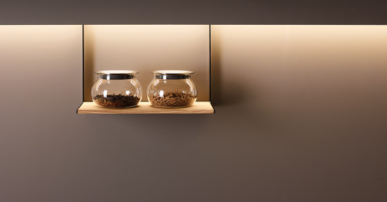 Accessories for LED lighting profile by Santos | Kitchen organization