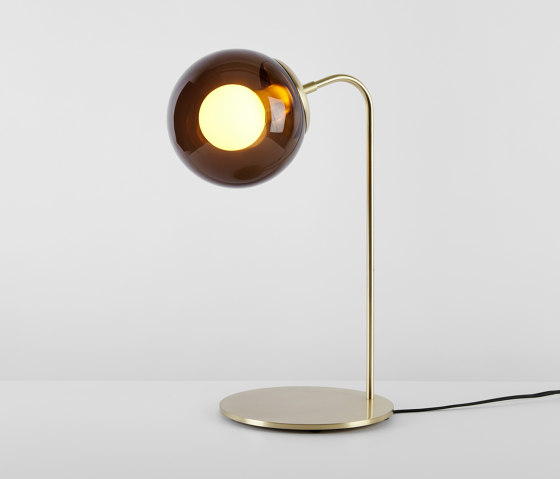 Modo Desk Lamp (Brass/Smoke) | Luminaires de table | Roll & Hill