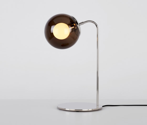 Modo Desk Lamp (Polished nickel/Smoke) | Table lights | Roll & Hill