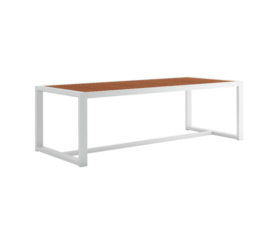 DNA Teca Mesa Alta Rectangular | Mesas comedor | GANDIABLASCO