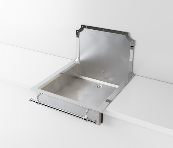 SATIN STAINLESS STEEL SEMI-RECESSED SINK
LVQ057 | Kitchen sinks | Officine Gullo