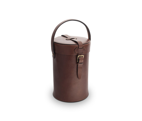 LEATHER ACCESSORIES | CYLINDRICAL CUTLERY HOLDER 13CM | Blocs couteaux | Officine Gullo