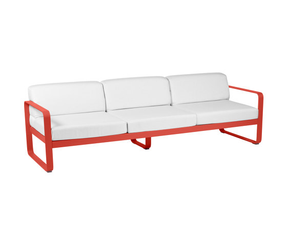 Bellevie | 3-Seater Sofa  – Off-White Cushions | Sofas | FERMOB