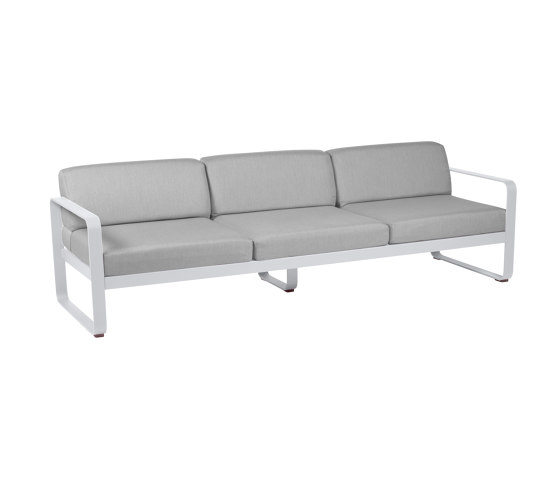 Bellevie | 3-Seater Sofa – Flannel Grey Cushions | Sofás | FERMOB