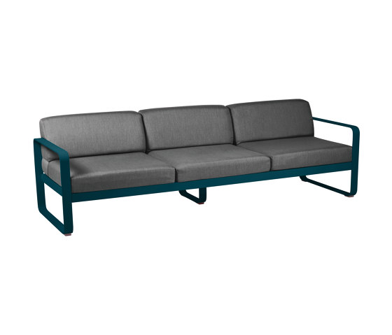 Bellevie | 3-Seater Sofa – Graphite Cushions | Divani | FERMOB