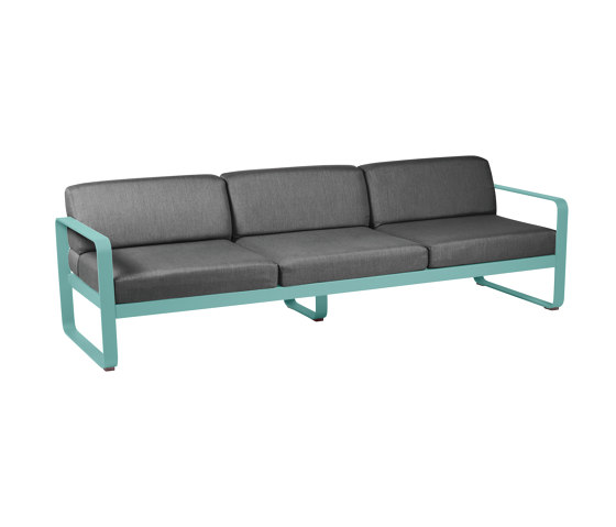 Bellevie | 3-Seater Sofa – Graphite Cushions | Sofás | FERMOB