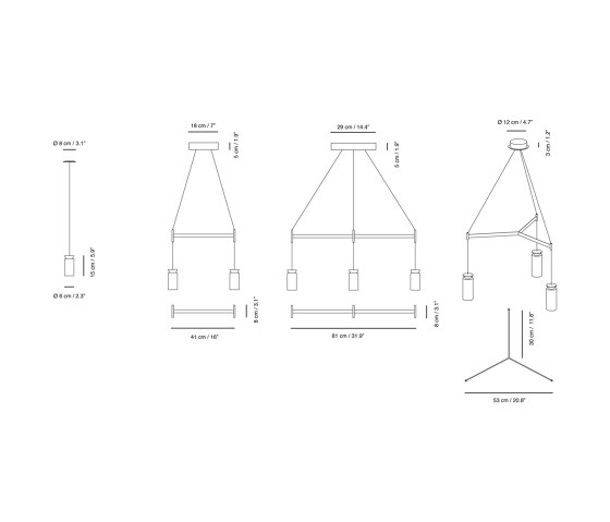 Triana | Suspension lamp | Suspensions | Carpyen
