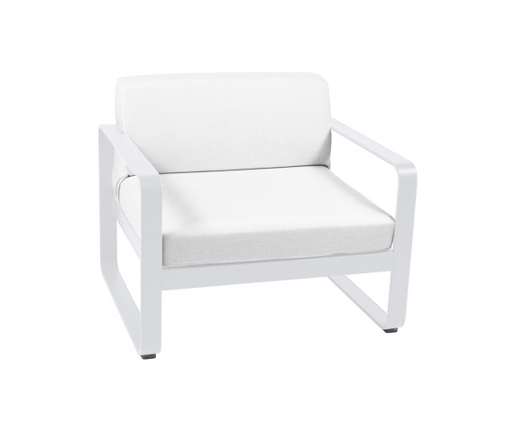 Bellevie | Le Fauteuil Coussins Blanc Grisé | Fauteuils | FERMOB