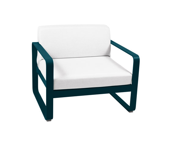 Bellevie | Le Fauteuil Coussins Blanc Grisé | Fauteuils | FERMOB