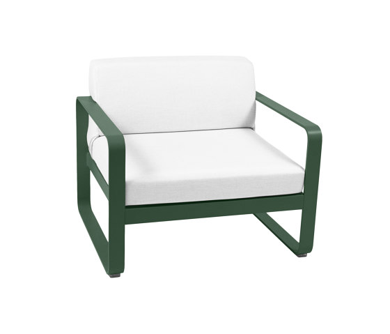 Bellevie | Le Fauteuil Coussins Blanc Grisé | Fauteuils | FERMOB