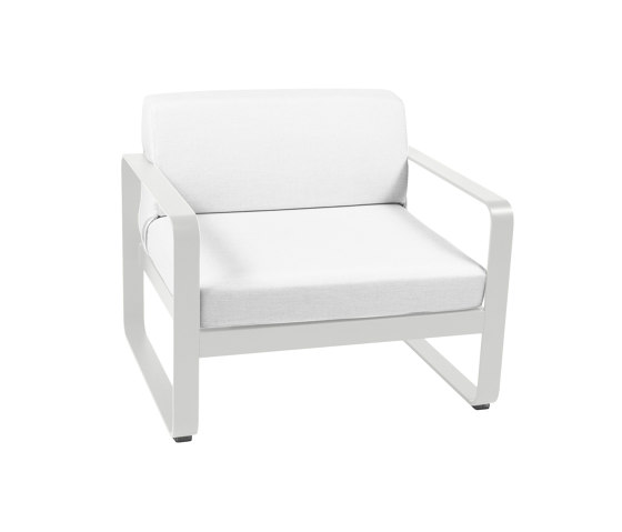 Bellevie | Le Fauteuil Coussins Blanc Grisé | Fauteuils | FERMOB