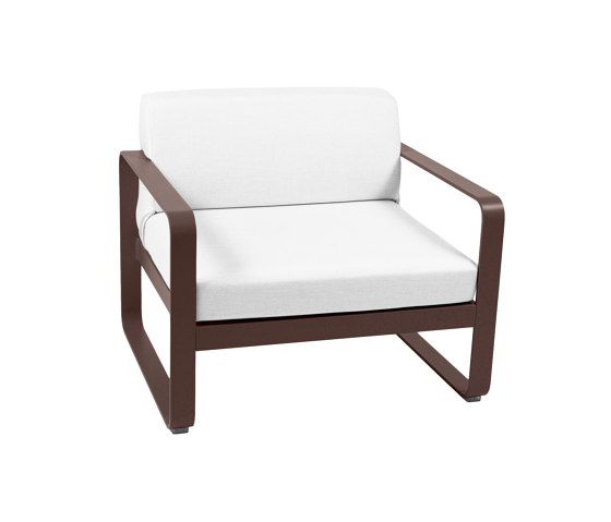 Bellevie | Le Fauteuil Coussins Blanc Grisé | Fauteuils | FERMOB