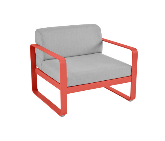 Bellevie | Armchair – Flannel Grey Cushions | Poltrone | FERMOB