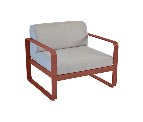 Bellevie | Armchair – Flannel Grey Cushions | Armchairs | FERMOB