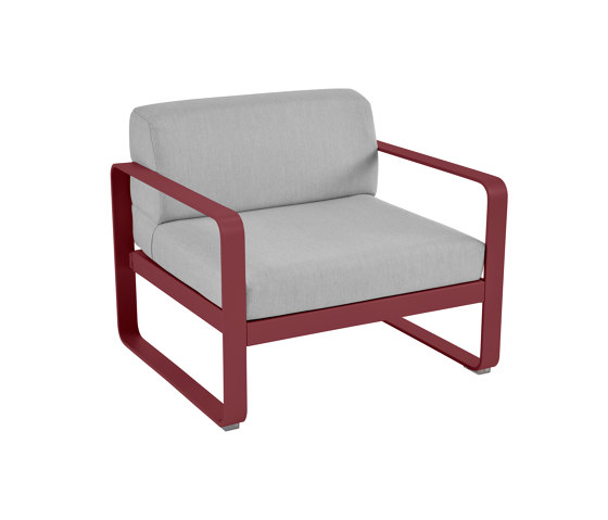 Bellevie | Armchair – Flannel Grey Cushions | Poltrone | FERMOB