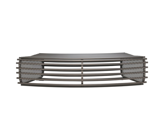 RIO BACKLESS BENCH CURVED WIDE 189 | Benches | JANUS et Cie