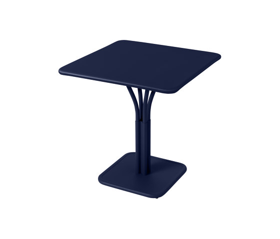 Luxembourg | Pedestal Table 71 x 71 cm With Solid Top | Tavoli bistrò | FERMOB
