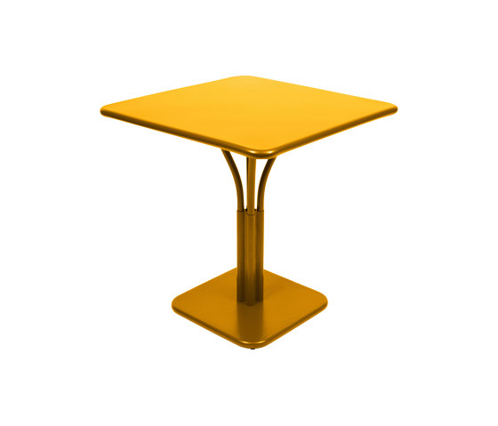 Luxembourg | Pedestal Table 71 x 71 cm With Solid Top | Bistro tables | FERMOB