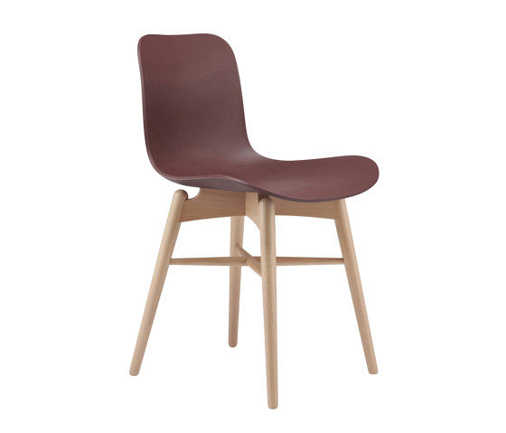 Langue Original Dining Chair, Natural /  Burgundy | Sillas | NORR11